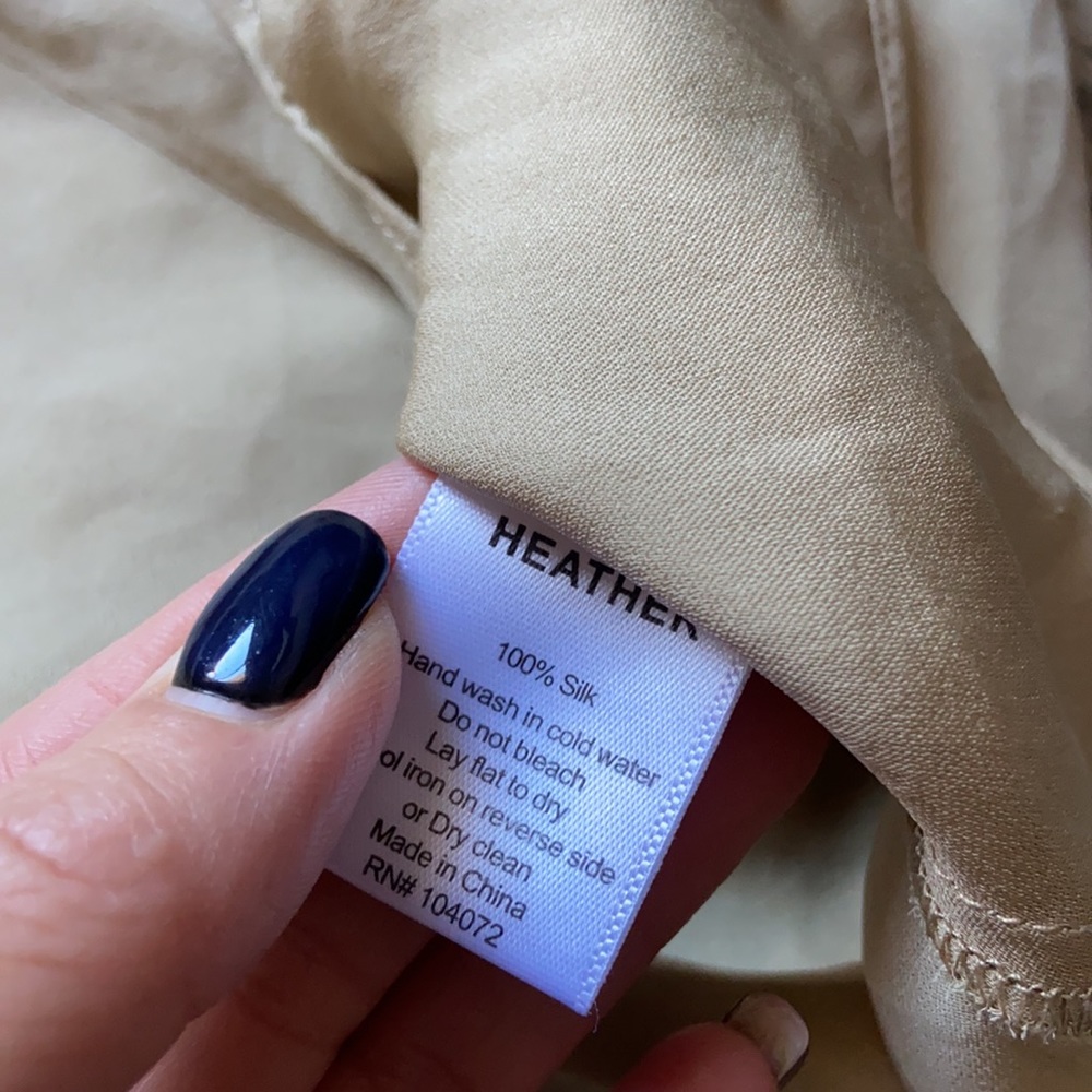 Heather silk blouse - Picture 3 of 3